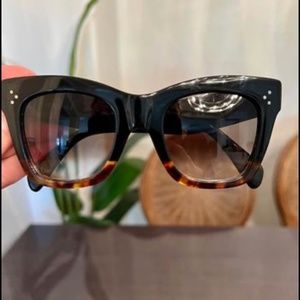 Celine 50mm Gradient Butterfly/Cat-Eye Sunglasses